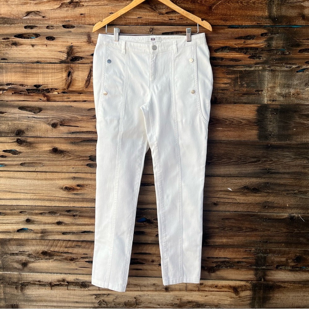 ETCETERA | White Slim Skinny Jeans 4
